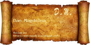 Dan Magdolna névjegykártya